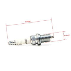 Champion RC12YC close-up of copper core electrode for stable spark