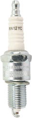 Champion RN12YC close-up of electrode and ceramic, highlighting durable construction and consistent spark