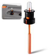 Chapou front view gauge showing clear float indicator for easy level reading