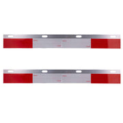 CHDT66 front view aluminum plate showing pre-drilled holes and clean edge for secure mounting