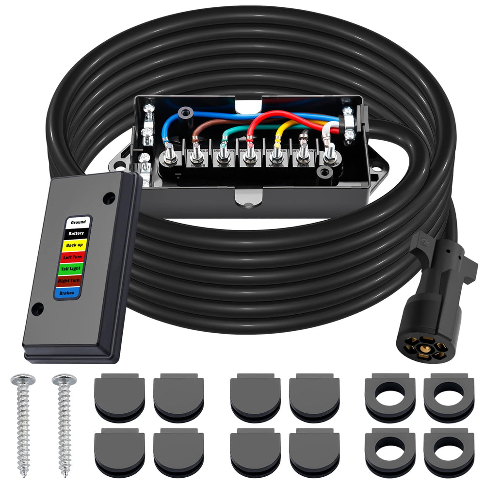 CheeMuii front view of packaged kit showing complete harness and junction box benefit: ready installation