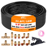 CheeMuii front packaging of complete DOT air line kit showing components and benefits