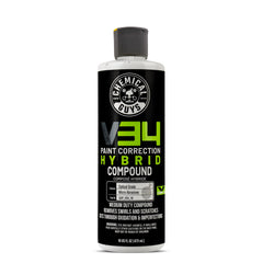 Chemical Guys V34 front label displaying product name and size for easy identification