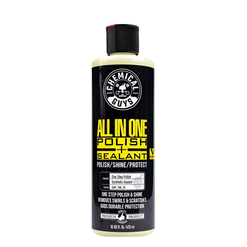 Chemical Guys front label on 16 oz bottle showing product name and benefit