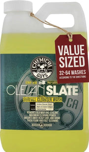 Chemical Guys front label showing Clean Slate and citrus scent for effective prep