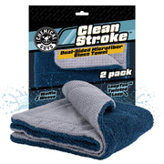 Chemical Guys front packaging showing two 16x16 towels for professional cleaning