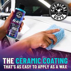 Chemical Guys close-up of gel texture highlighting smooth spreadable ceramic formula