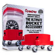Chemical Guys dolly front view showing stable base and portability