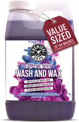 Chemical Guys bottle front label showing product name and size benefits