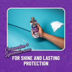 Chemical Guys wash in use with foam cannon showing safe lift of dirt