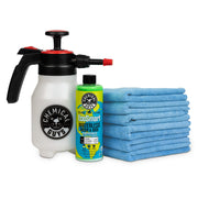 Chemical Guys front packaging showing full kit for easy waterless washing