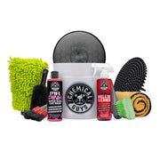 Chemical Guys front packaging showing the 12-piece HOL490 kit and contents for complete washes
