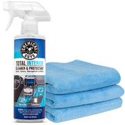 Chemical Guys front packaging showing bottle and towels for quick detailing