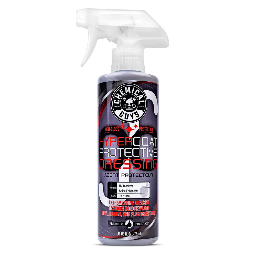 Chemical Guys bottle front packaging showing product and benefit