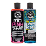 Chemical Guys Hands Off front bottle showing pre-wash benefits
