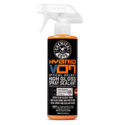 Chemical Guys bottle front label showing product name and size for clear identification and trust