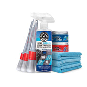 Chemical Guys kit front packaging showing full nine-piece assortment and convenience