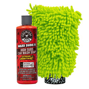 Chemical Guys Maxi Suds II bottle front showing label and cherry scent benefit