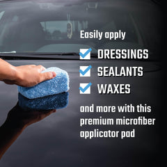 Chemical Guys microfiber texture close-up for smooth, streak-free application