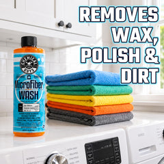 Chemical Guys microfiber wash texture close-up demonstrating concentrated formula