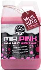Chemical Guys Mr. Pink 64 oz bottle front label showing tangerine scent and wash-wax benefits