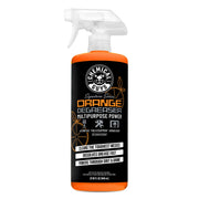 Chemical Guys bottle front label showing product and clear benefits