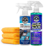 Chemical Guys front packaging showing kit contents and quick benefits