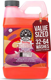 Chemical Guys bottle front packaging showing product benefits and size