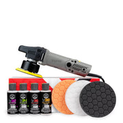 Chemical Guys TORQX front view showing ergonomic grip and controls for comfortable polishing