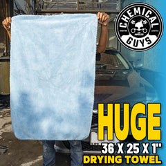 Chemical Guys Woolly Mammoth folded towel highlighting compact storage benefit