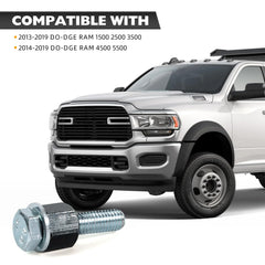 CHENACC hardware installed on a RAM truck demonstrating secure sidestep attachment