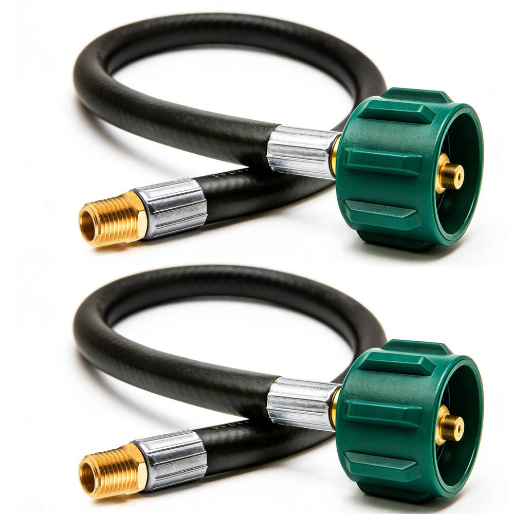 Cheuyeehui front packaging showing two 15-inch hoses and accessories for easy replacement