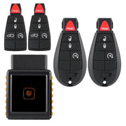 CHIJUIYZKEY front view of IYZ-C01C fob showing buttons and shape, clear fit