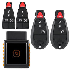 CHIJUIYZKEY front view of IYZ-C01C fob showing buttons and shape, clear fit