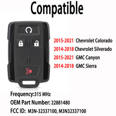 CHIJUIYZKEY remote close-up showing button detail and built-to-match feel