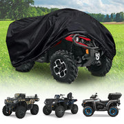 Chikia ATV cover front view showing full fit and protection