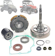 Chikia clutch cover front view showing fitment and durable finish benefit