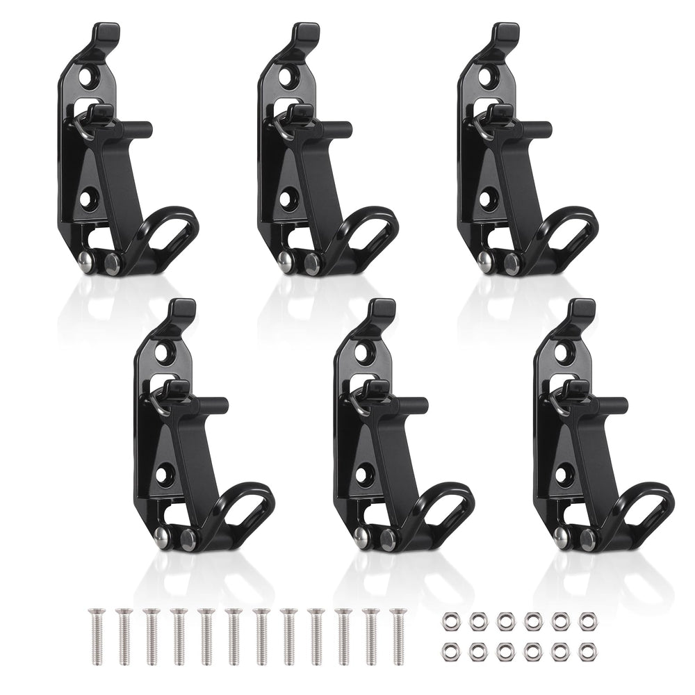 ChimimeDecor front view of 6-piece shovel mount kit showing compact packaging and components