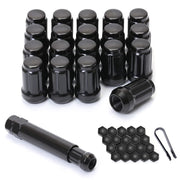 ChnewAuto front packaging showing full 20-piece lug nut set and key, professional finish benefit