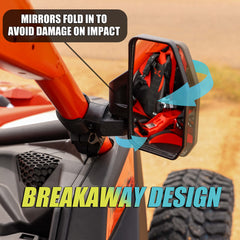 Chupacabra Offroad close-up of ABS housing and clamp, durable mounting benefit