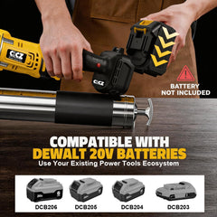 CICZ flexible hose detail highlighting reach and tangle-free storage