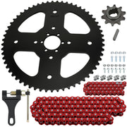 CILOYU front view of sprocket and chain kit showing complete upgrade benefits