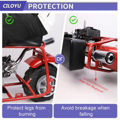 CILOYU flange detail on GMB100 showing thicker design for stronger, leak-resistant mount
