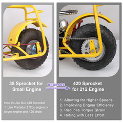 CILOYU complete kit packed with sprocket, links, bolts and tools for convenience