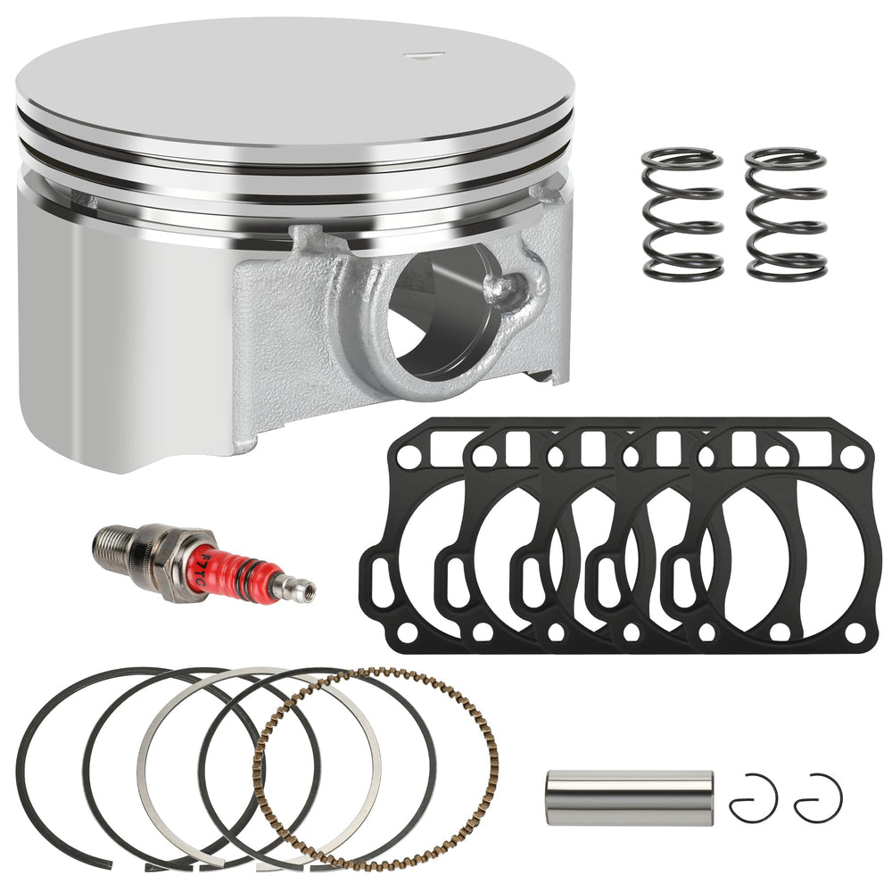 CILOYU piston kit front packaging showing included parts and fitment