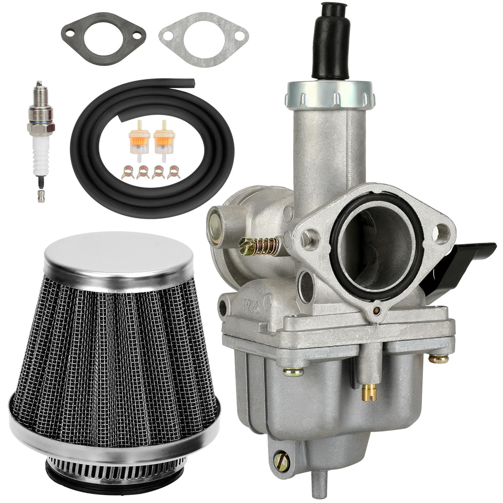 CILOYU PZ26 front view showing carburetor body and choke for easy replacement
