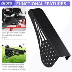 CILOYU side profile showing 70mm mounting holes for accurate engine fitment