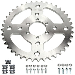 CILOYU front face of 40T sprocket showing full tooth profile for reliable engagement