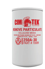 Cim-Tek 250A-30 front view showing cartridge and labeling, protects dispensers