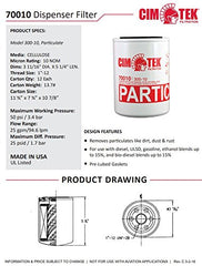 Cim-Tek 70010 label closeup highlighting red/blue options for fast identification